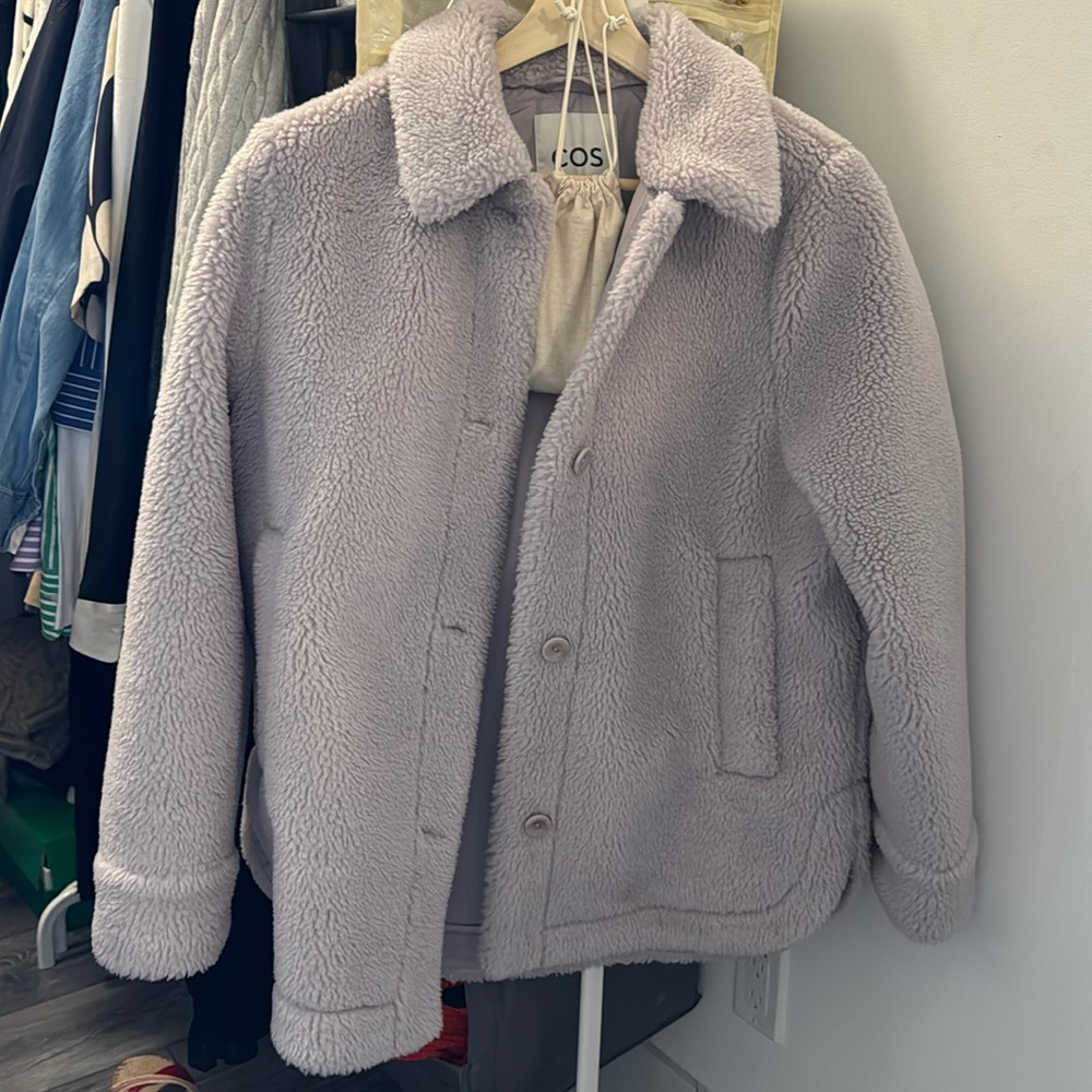 COS - faux fur coat